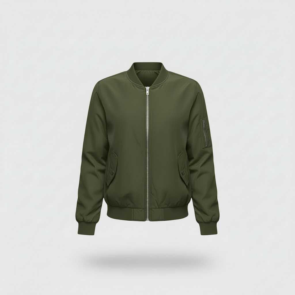 Women's Short Bomber Jacket | Stylish Women's Coat