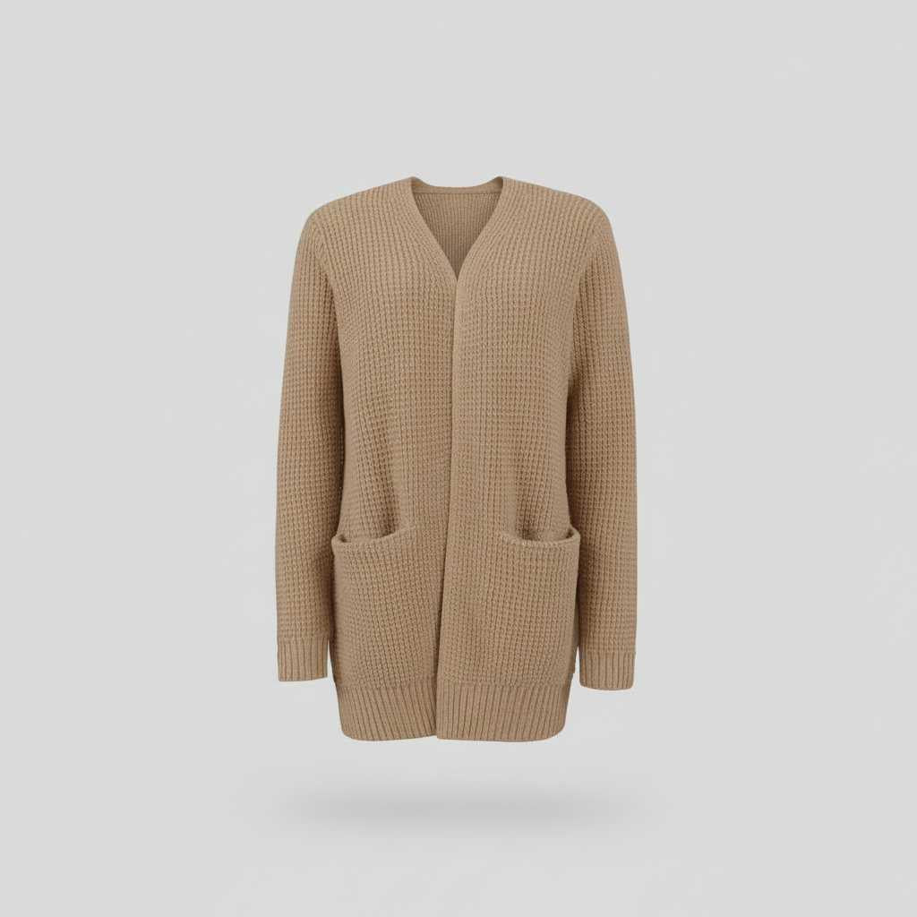 Cozy Black Long Cardigan | Women's Oversized Fashion