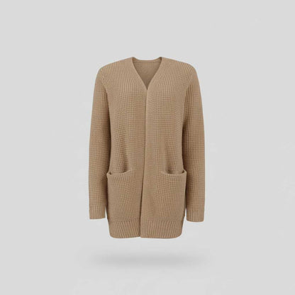 Cozy Black Long Cardigan | Women's Oversized Fashion