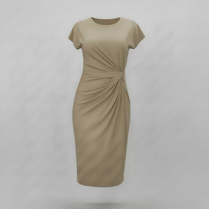 Women's Midi Dress | Short Sleeve Formal Dress