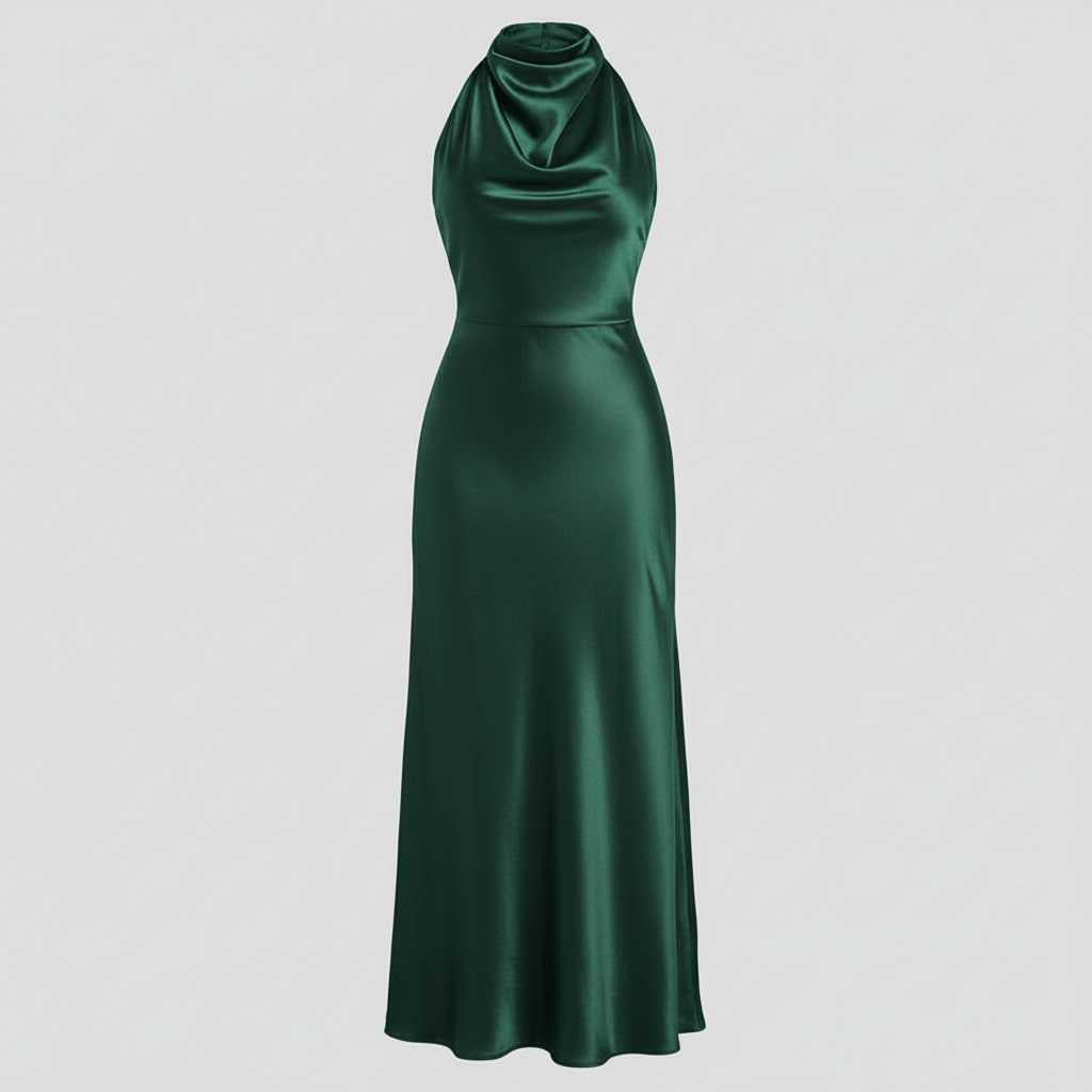 Halter Midi Dress | Women's Cocktail & Formal Dress