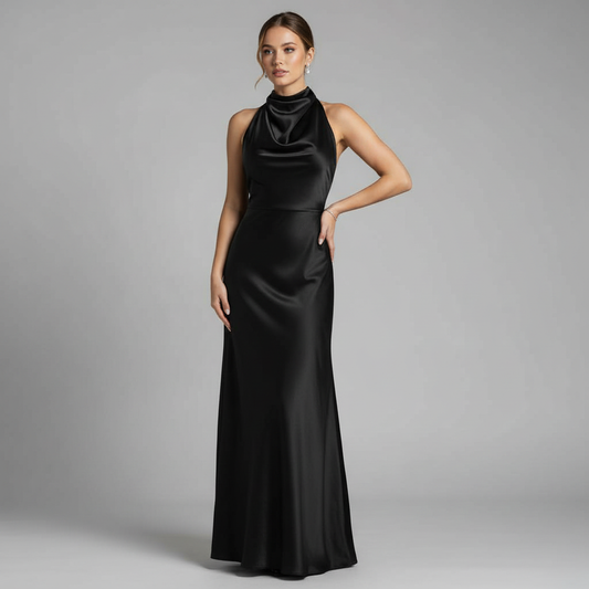 Halter Midi Dress | Women's Cocktail & Formal Dress
