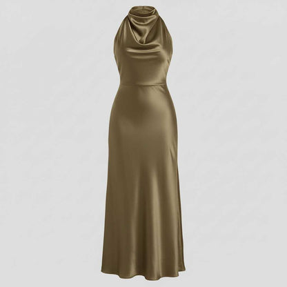 Halter Midi Dress | Women's Cocktail & Formal Dress
