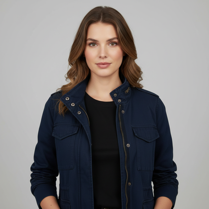 Modern Women's Jacket | Casual Zipper Outerwear
