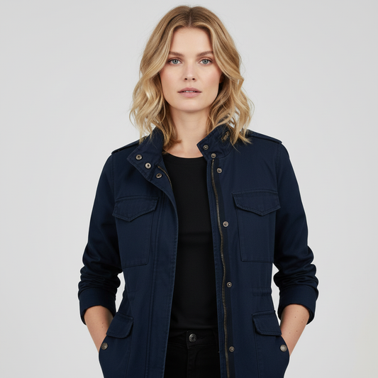 Modern Women's Jacket | Casual Zipper Outerwear