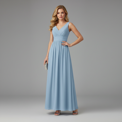 V-Neck Maxi Dress | Women's Sleeveless Summer Formal Dress