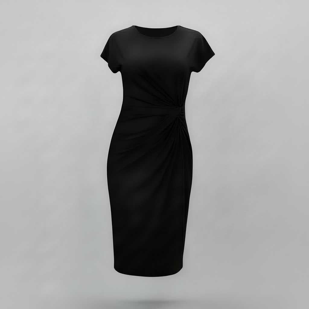 Women's Midi Dress | Short Sleeve Formal Dress
