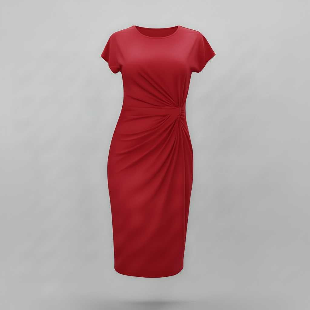 Women's Midi Dress | Short Sleeve Formal Dress