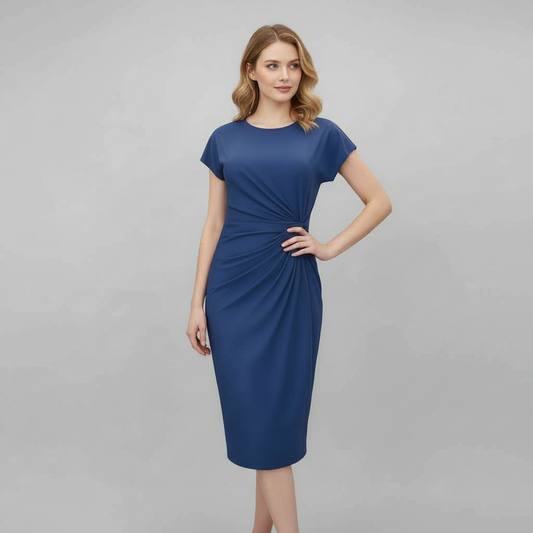 Women's Midi Dress | Short Sleeve Formal Dress