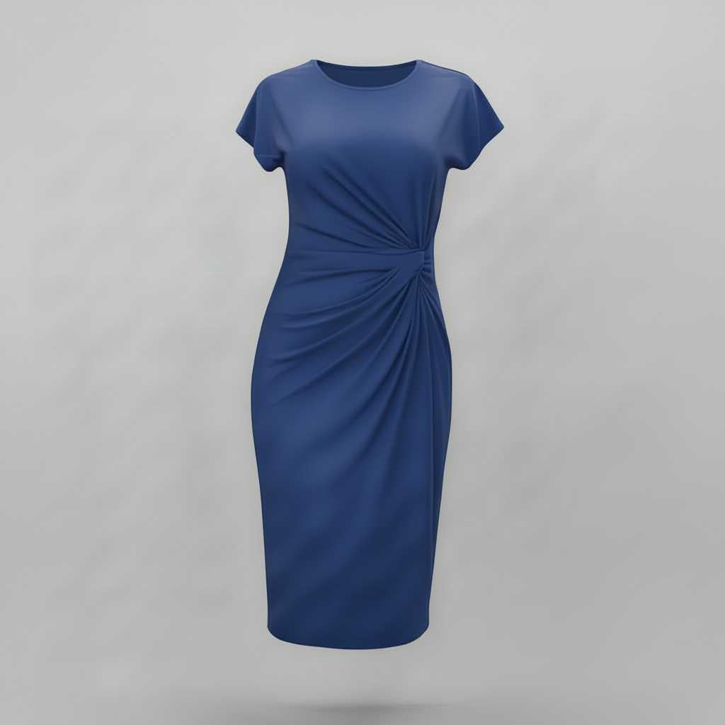 Women's Midi Dress | Short Sleeve Formal Dress