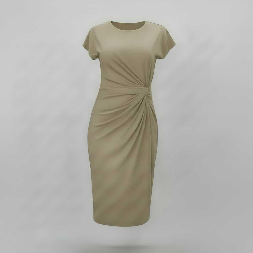 Women's Midi Dress | Short Sleeve Formal Dress