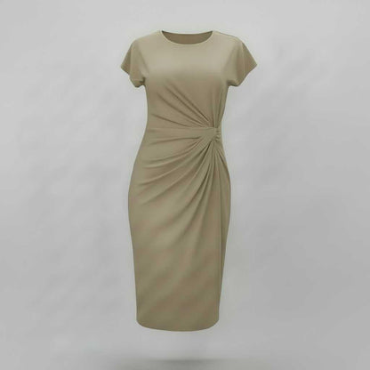Women's Midi Dress | Short Sleeve Formal Dress