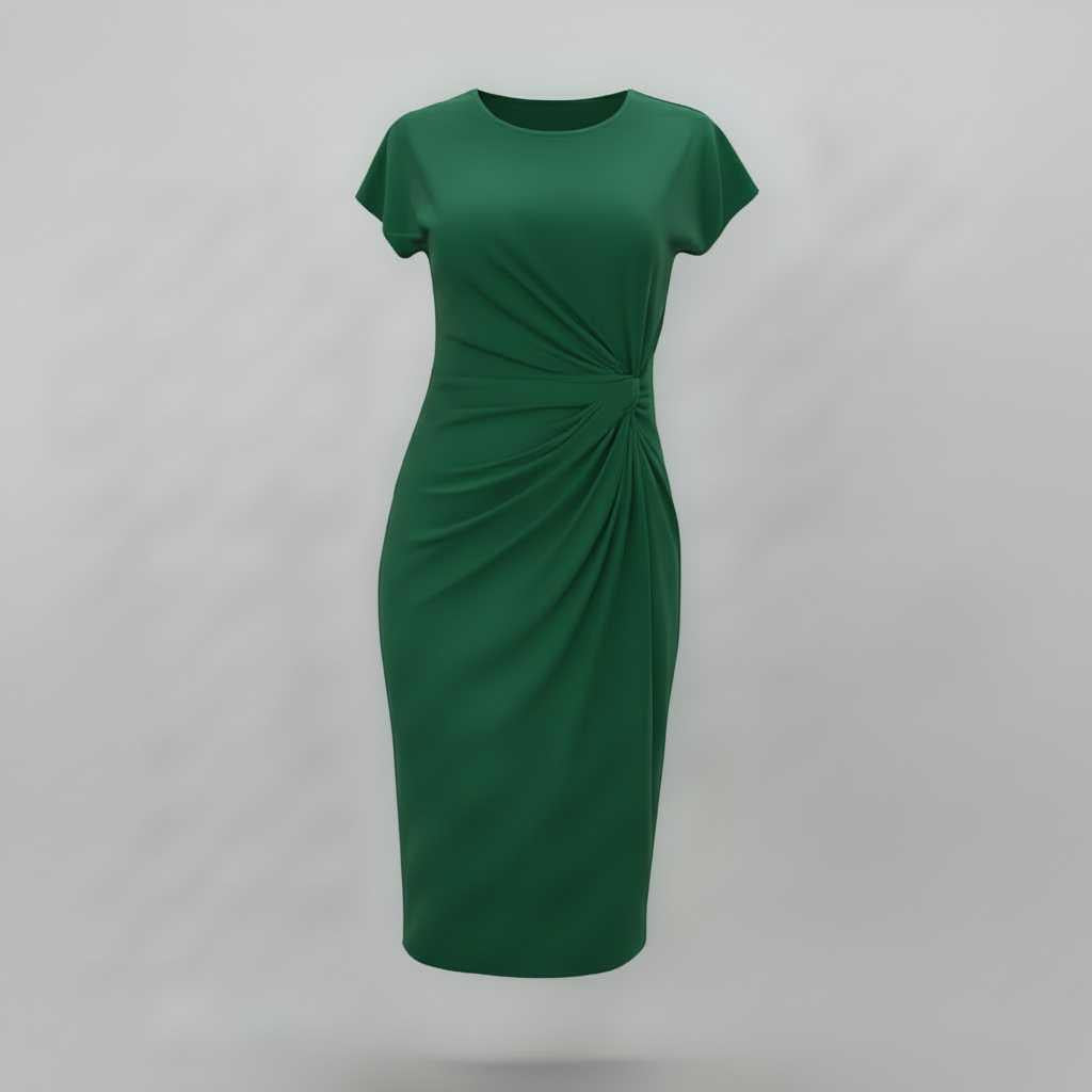 Women's Midi Dress | Short Sleeve Formal Dress