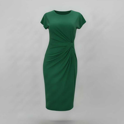 Women's Midi Dress | Short Sleeve Formal Dress