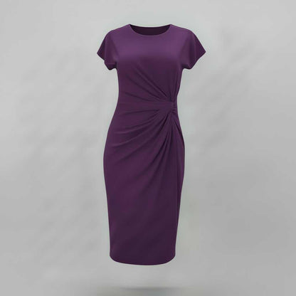 Women's Midi Dress | Short Sleeve Formal Dress