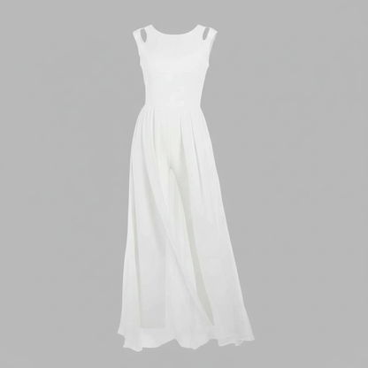 Women's Sleeveless Wide Leg Jumpsuit | Casual Summer Fashion