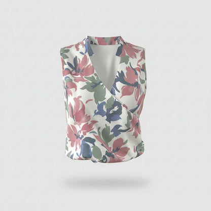 Women's V-Neck Summer Top | Going Out Tops for Casual Style