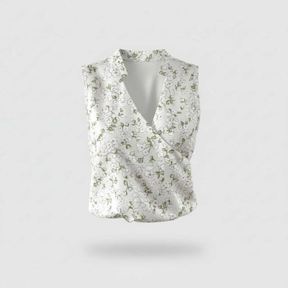 Women's V-Neck Summer Top | Going Out Tops for Casual Style